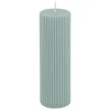 2 bougies flambeau cannelées - 2,2 x 25 cm - Couleur au choix