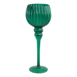 2 bougies flambeau cannelées - 2,2 x 25 cm - Couleur au choix