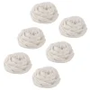 2 bougies flambeau rustiques - 2,5 x 25 cm - Couleur au choix
