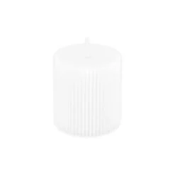 2 bougies flambeau rustiques - 2,5 x 25 cm - Couleur au choix