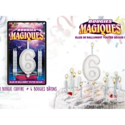 Bougies magiques – Chiffre 1