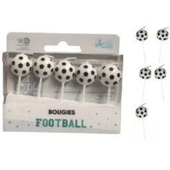 5 bougies sur pics - 8 cm - Collection Animaux