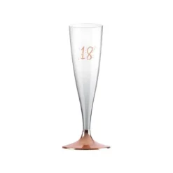 Bougie sur pique Rose Gold - 9 cm - Chiffre au Choix
