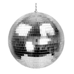 Boule à facettes pour disco - Diamètre 30 cm - Couleur au choix