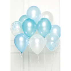 Bouquet de 10 ballons en latex - Couleur au choix
