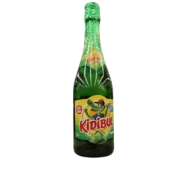 Bouteille de boisson pétillante à base de jus de pomme - KIDIBUL - 75 cl