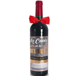 Bouteille de vin rouge pour retraite - La cuvée de la retraite