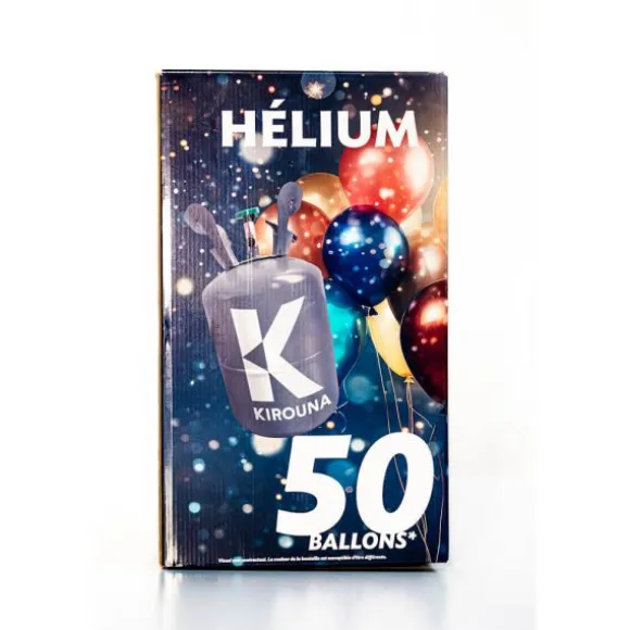 Bouteille d'hélium pour 50 ballons - Kirouna - 0,40 m³