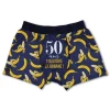 Boxer humoristique pour homme - 50 ans - Taille au choix