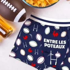Boxer humoristique Rugby - Collection Boxer Passion - Taille au choix