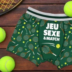 Boxer humoristique Tennis - Collection Boxer Passion - Taille au choix