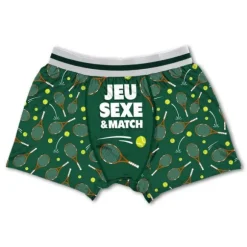 Boxer humoristique Tennis - Collection Boxer Passion - Taille au choix