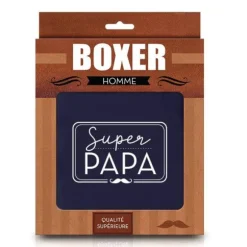 Boxer pour homme " Super Papa " - Taille au Choix