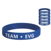 6 bracelets bleus - Team EVG