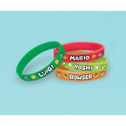6 bracelets en caoutchouc - Super Mario™