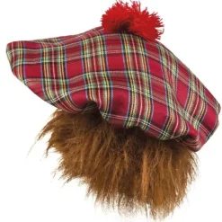 Béret Ecossais avec Cheveux