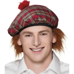 Béret Ecossais avec Cheveux