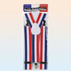 Bretelles Tricolores de Supporter Bleu Blanc Rouge - France
