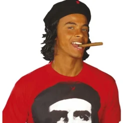 Bérêt Guevara avec Cheveux