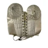 Bustier doré avec poitrine en cône