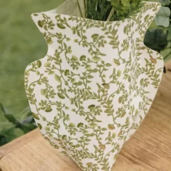 2 cache-vases en papier - 24 x 24 cm - Collection Botanica Verde