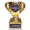 Cadeau Trophée Doré - Super Parrain
