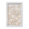 Cadre Blanc Livre d'Or pour Baby Shower - 20 x 30 cm