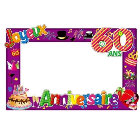 Cadre Photobooth Anniversaire - Age au Choix