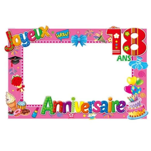Cadre Photobooth Anniversaire - Age au Choix