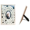 Cadre Photo en bois avec 90 cœurs - 43 cm