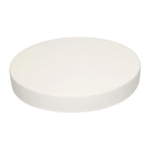 Cake Dummy rond en polystyrène - 35 x 5 cm