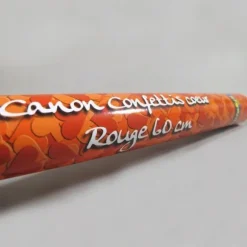 Canon à Confettis Coeur Rouge 60 Cm