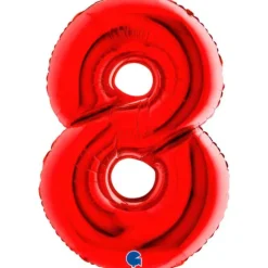 Canon à confettis - Cœurs en papier - 40 cm - Rouge