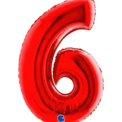 Canon à confettis - Cœurs en papier - 40 cm - Rouge