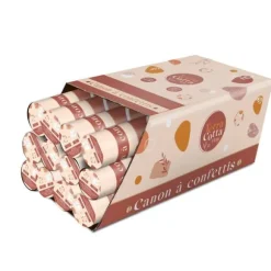 Canon à confettis - Joyeux Anniversaire - Collection Terracotta