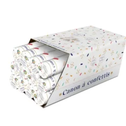 Canon à confettis pour anniversaire - Âge au choix