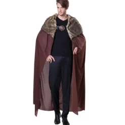 Cape avec Fourrure Roi Cerf Adulte