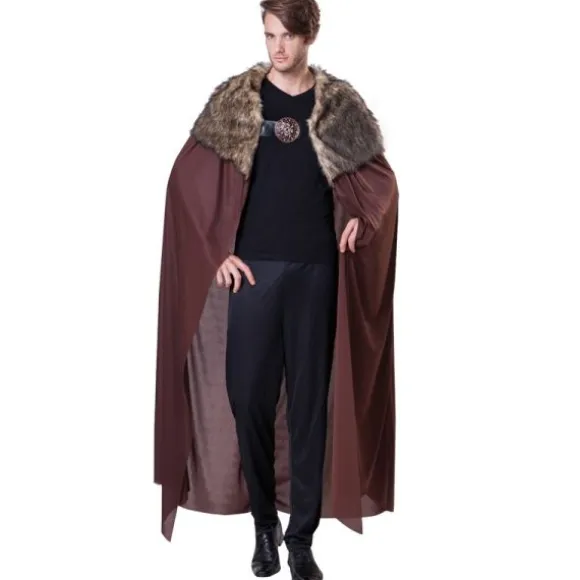 Cape avec Fourrure Roi Cerf Adulte