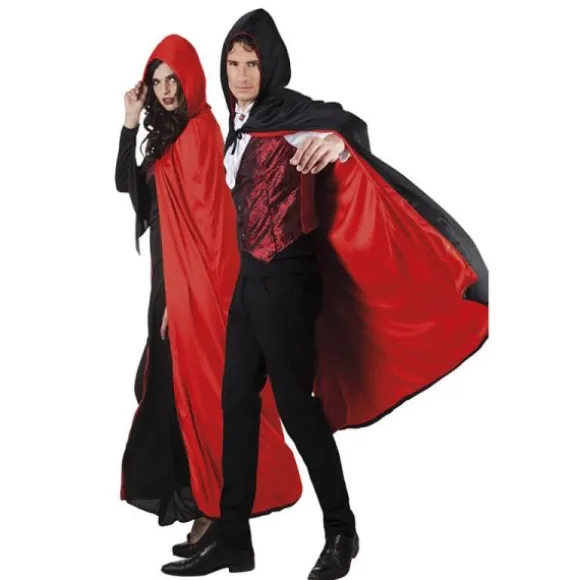 Cape de Vampire Réversible - Noire et Rouge