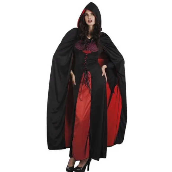 Cape de Vampire Réversible - Noire et Rouge