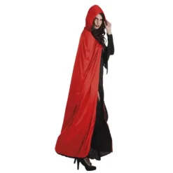 Cape de Vampire Réversible - Noire et Rouge