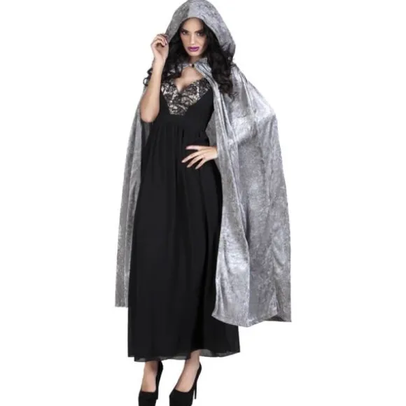 Cape en Velours - Gris