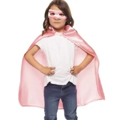 Cape et masque de super-héros pour enfant - Couleur au choix