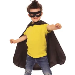 Cape et masque de super-héros pour enfant - Couleur au choix