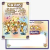 Carte d'Anniversaire Géante avec Enveloppe - 50 ans