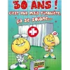 Carte d'Anniversaire Maxi Format avec Enveloppe - 30 ans