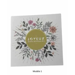 Carte de vœux - Joyeux Anniversaire - Modèle au choix