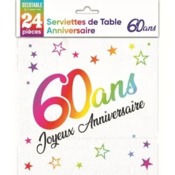 Carte de vœux - Joyeux Anniversaire - Âge au choix