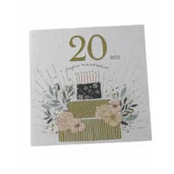 Carte de vœux - Joyeux Anniversaire - Âge au choix