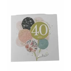 Carte de vœux - Joyeux Anniversaire - Âge au choix